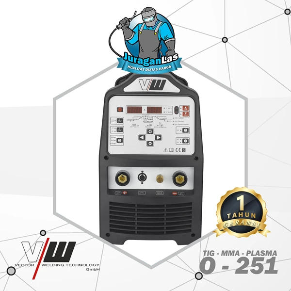 Mesin Las Listrik O-251 Vector AC DC TIG Pulse + MMA + Plasma Cutting Machine (3)