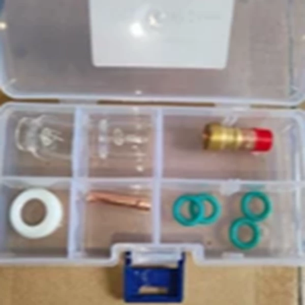Pyrex Glass Cup Kit Gas Lens Collet Body Set dia. 1.6mm WP-17 26 18 (2)