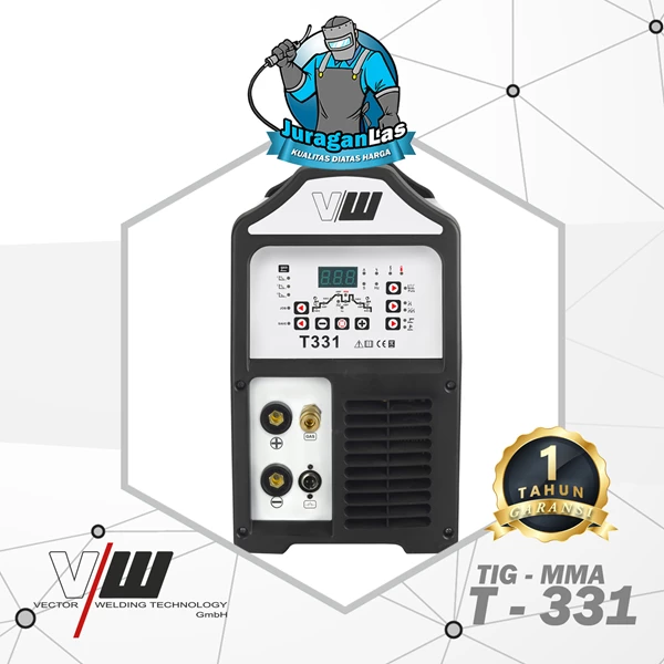 T-331 Vector DC TIG Pulse + MMA Welding Machine 300A (3)