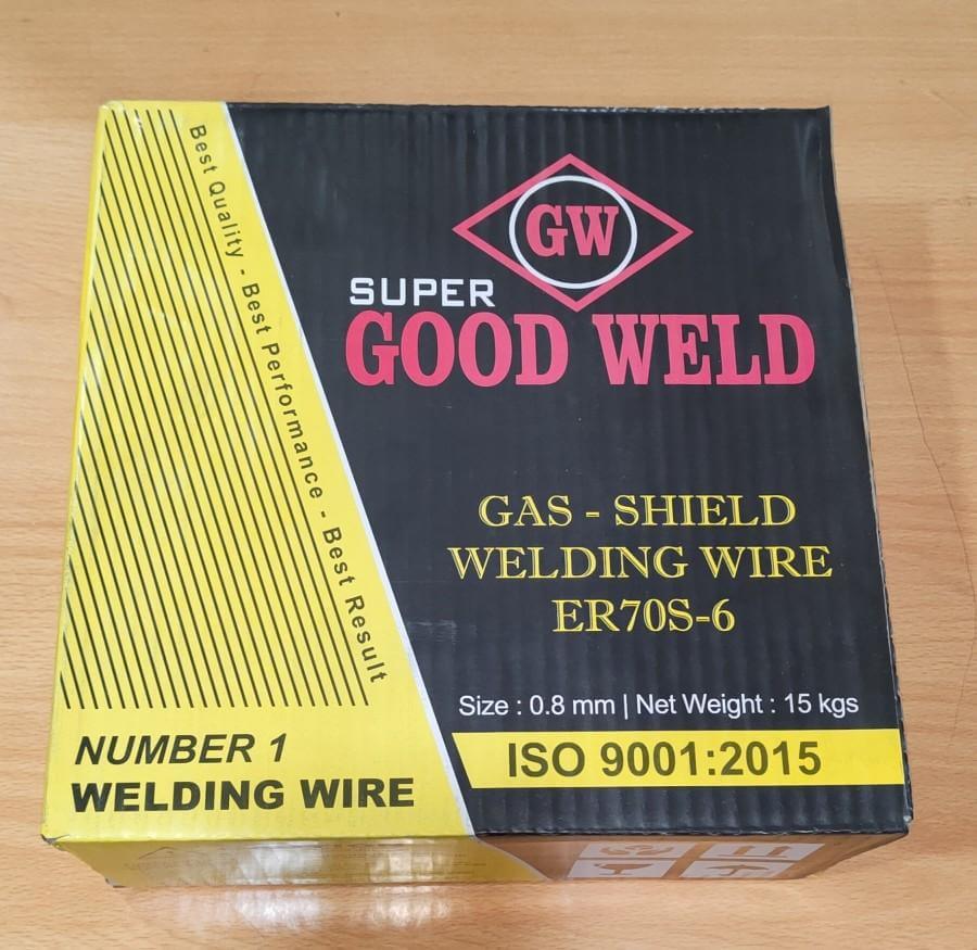 Kawat Las MIG / CO2 Wire diameter 0.8mm berat 15 kg untuk mild steel