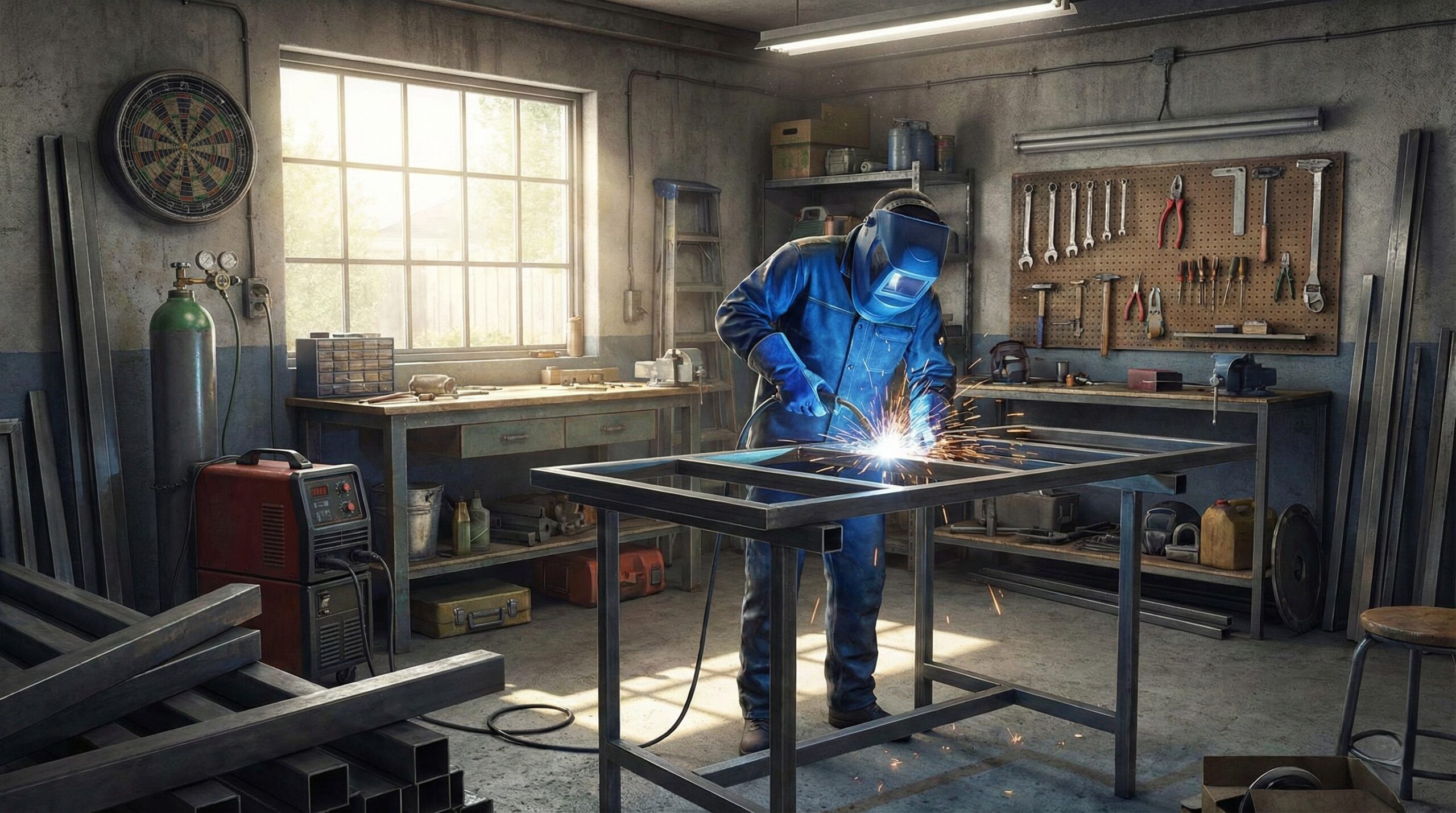 Membangun bengkel las sendiri dengan budget minim dan hemat