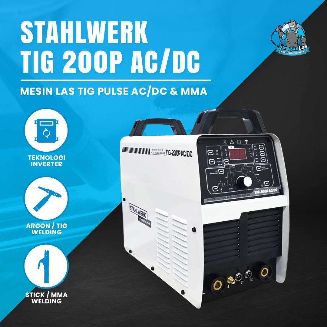 las tig knalpot mudah dengan Stahlwerk TIG 200p AC/DC